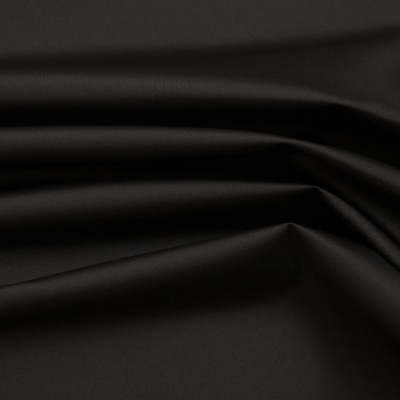 Курточная ткань Дюэл (дюспо), PU/WR/Milky, 80 гр/м2, шир.150см, цвет чёрный - купить в Мурманске. Цена 141.80 руб.