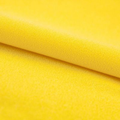 Креп стрейч Амузен 12-0752, 85 гр/м2, шир.150см, цвет жёлтый - купить в Мурманске. Цена 194.07 руб.