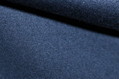 Ткань костюмная 8874/3, цвет темно-синий, 100% полиэфир - купить в Мурманске. Цена 433.60 руб.