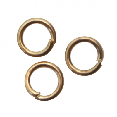 Кольцо  соединительное для бижутерии 4 мм, цв.-золото - купить в Мурманске. Цена: 0.41 руб.