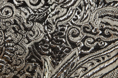 Ткань костюмная жаккард №11, 140 гр/м2, шир.150см, цвет тем.серебро - купить в Мурманске. Цена 383.29 руб.