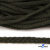 Шнур плетеный d-6 мм круглый, 70% хлопок 30% полиэстер, уп.90+/-1 м, цв.1075-хаки - купить в Мурманске. Цена: 588 руб.