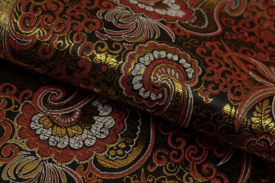 Ткань костюмная жаккард, 135 гр/м2, шир.150см, цвет бордо№6 - купить в Мурманске. Цена 441.95 руб.