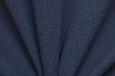 Костюмная ткань с вискозой "Бриджит", 210 гр/м2, шир.150см, цвет т.синий - купить в Мурманске. Цена 564.96 руб.