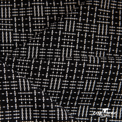 Ткань костюмная "Гарсия" 80% P, 18% R, 2% S, 335 г/м2, шир.150 см, Цвет черный - купить в Мурманске. Цена 669.66 руб.