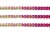 Пайетки "ОмТекс" на нитях, CREAM, 6 мм С / упак.73+/-1м, цв. 89 - розовый - купить в Мурманске. Цена: 468.37 руб.