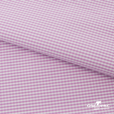 Ткань сорочечная Клетка Виши, 115 г/м2, 58% пэ,42% хл, шир.150 см, цв.1-розовый, (арт.111) - купить в Мурманске. Цена 306.69 руб.