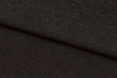 Ткань джинсовая №96, 160 гр/м2, шир.148см, цвет чёрный - купить в Мурманске. Цена 350.42 руб.