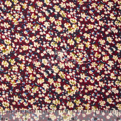 Плательная ткань "Софи" 5.1, 75 гр/м2, шир.150 см, принт растительный - купить в Мурманске. Цена 243.96 руб.