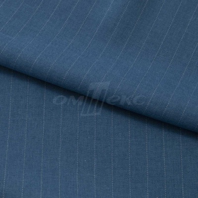 Костюмная ткань "Жаклин", 188 гр/м2, шир. 150 см, цвет серо-голубой - купить в Мурманске. Цена 430.84 руб.