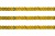 Пайетки "ОмТекс" на нитях, SILVER SHINING, 6 мм F / упак.91+/-1м, цв. 48 - золото - купить в Мурманске. Цена: 356.19 руб.