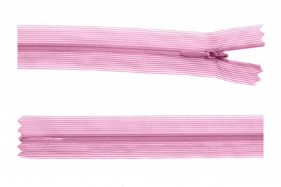 Молния потайная Т3 513, 60 см, капрон, цвет св.розовый - купить в Мурманске. Цена: 10.13 руб.