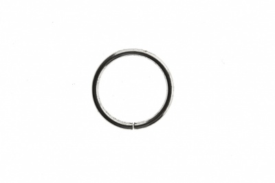 Кольцо металлическое d-15 мм, цв.-никель - купить в Мурманске. Цена: 2.45 руб.
