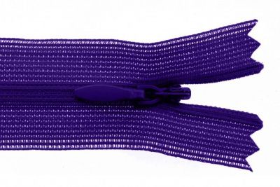 Молния потайная Т3 866, 50 см, капрон, цвет фиолетовый - купить в Мурманске. Цена: 8.62 руб.