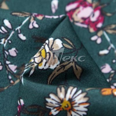Плательная ткань "Фламенко" 6.1, 80 гр/м2, шир.150 см, принт растительный - купить в Мурманске. Цена 241.49 руб.