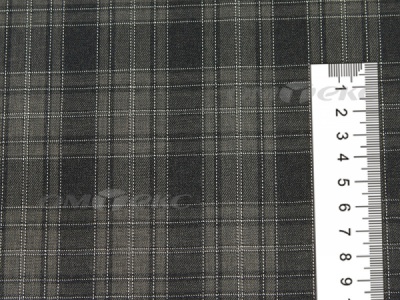 Ткань костюмная клетка 25235 2004, 185 гр/м2, шир.150см, цвет серый/бел - купить в Мурманске. Цена 