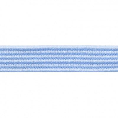 Резиновые нити с текстильным покрытием, шир. 6 мм ( упак.30 м/уп), цв.- 108-голубой - купить в Мурманске. Цена: 155.22 руб.