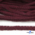 Шнур плетеный d-6 мм круглый, 70% хлопок 30% полиэстер, уп.90+/-1 м, цв.1070-бордовый - купить в Мурманске. Цена: 588 руб.